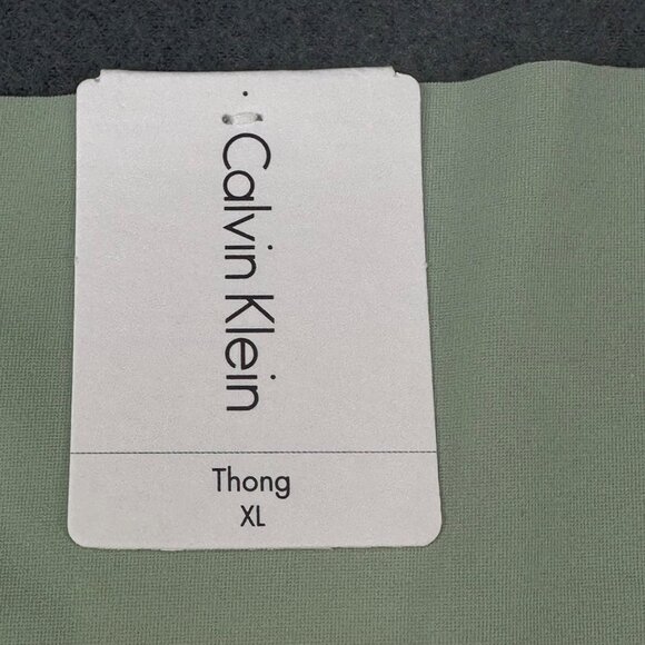 Calvin Klein Women's Size XL Panty Thong Seamless Green New With Tags - Picture 3 of 8